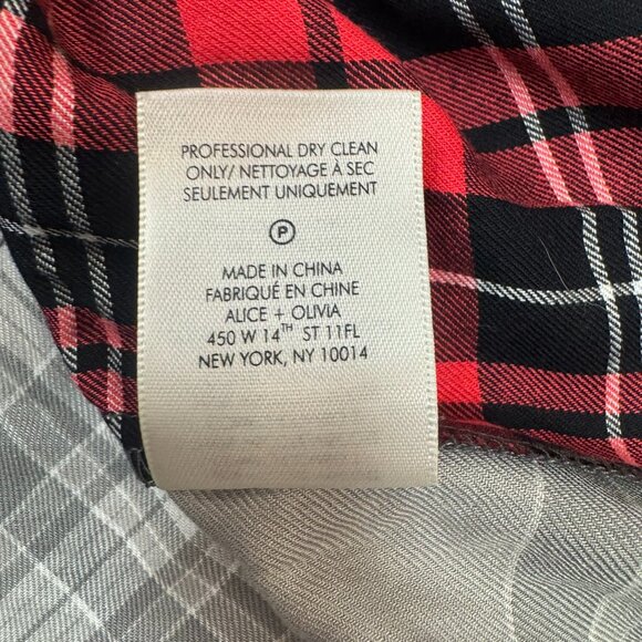 Alice + Olivia Patchwork Shirt Dress with Cropped Sweatshirt XS - NWT - Picture 4 of 9